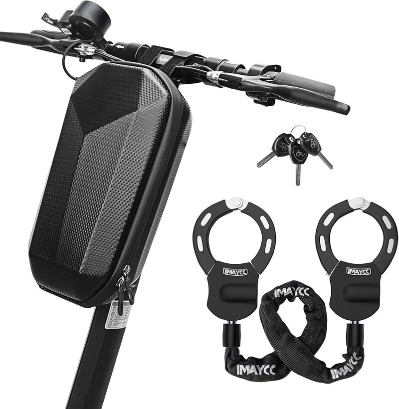IMAYCC Scooter Chain Lock, Bike Lock, Electric Scooter Accessories, Security Anti-Theft Bike Lock, Chain Lock for Electric Scooter, Motorcycle, Bicycle - Image 1